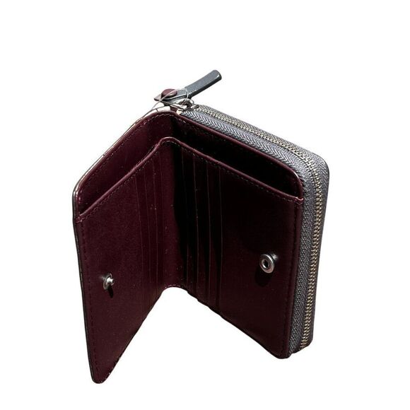 NWT! Marc by Marc Jacobs Dusty Pink Workwear Mini Compact Bifold CC Wallet - Picture 3 of 6